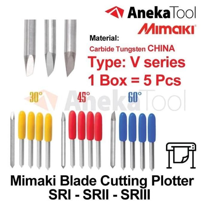 

PISAU CUTTING STICKER MIMAKI BLADE - V SERIES (BAJA CARBIDE CHINA) ORIGINAL DAN TERPERCAYA