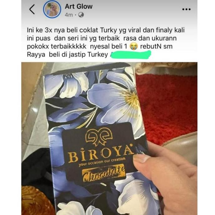 

Grosir Coklat Dubai Premium Viral Original From Turki Biroya Cokelat Full Pistachio Kunefe