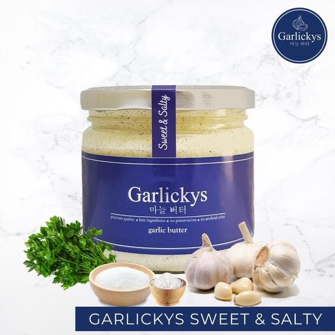 

] GARLICKYS Premium Garlic Herbs Butter varian Sweet and Salty
