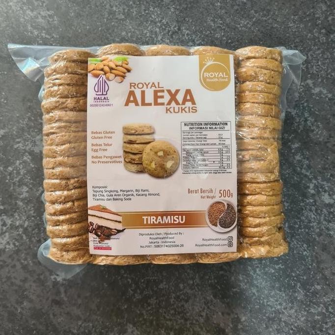 

Grosir Royal Alexa Kukis Kue Gluten Free Cookies ( Bebas Gluten Telur Pengawet ) - 500G