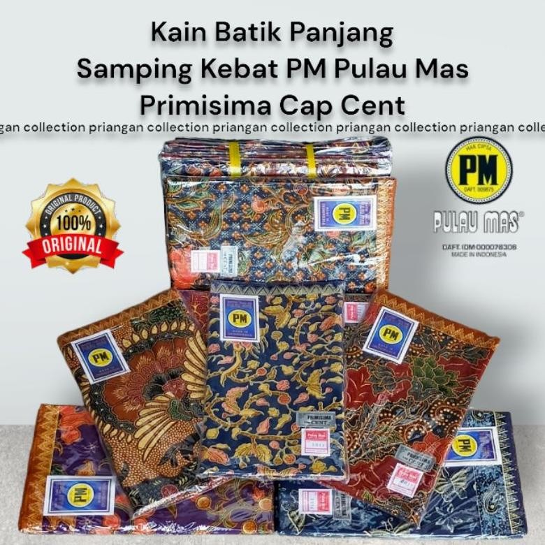 YZ Kain Panjang Batik Samping Kebat PM Pulau Mas Original