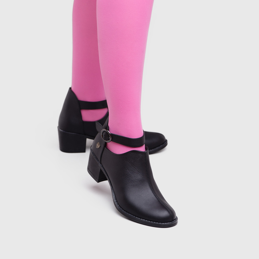 Adorableprojects - Lodka Boots Heels Genuine Leather Black