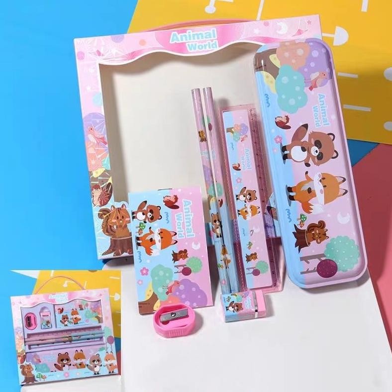 

Paling Laris Voova Stationary Set Kotak Pensil Anak Set Stationery Alat Tulis Kotak Pensil Karakter