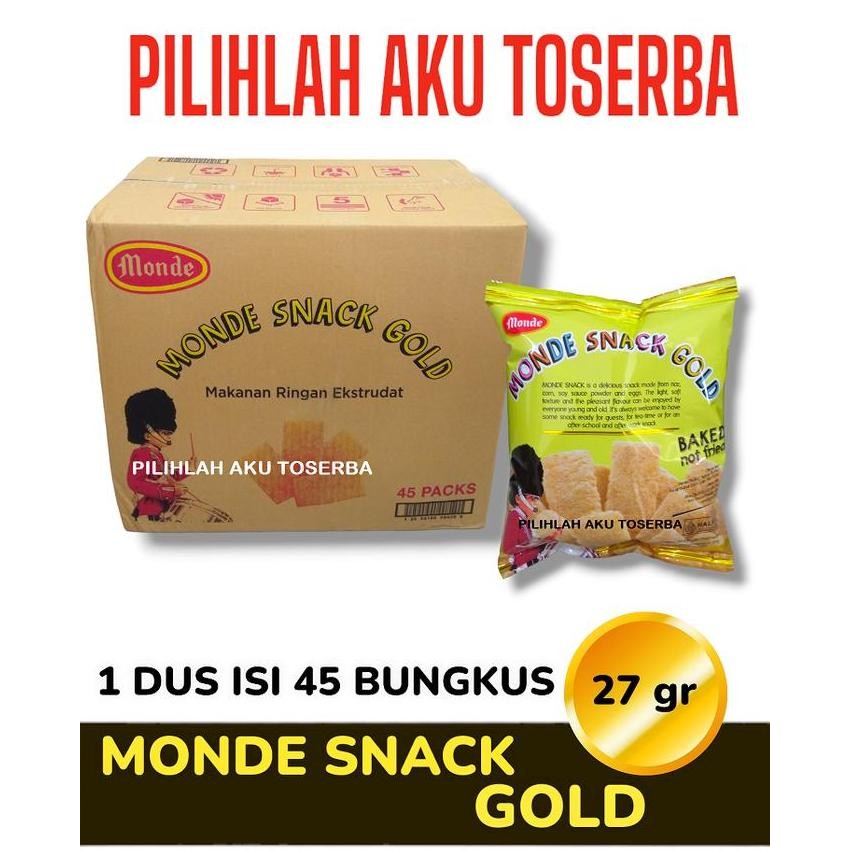 

Murah Monde Serena Snack Gold 30 Gr - ( Harga 1 Dus Isi 45 Pcs )