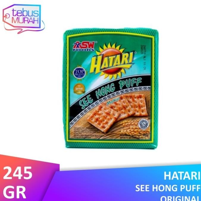 

Ready stok Terlaris Hatari See Hong Puff Original 245gr Termurah