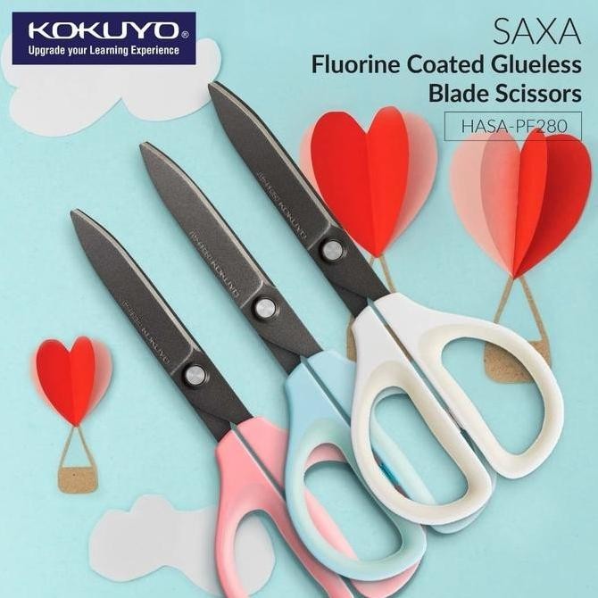 

Termurah Kokuyo Scissor Fluorine Coated Glueless Blade . (Teflon) HAZA-PF280