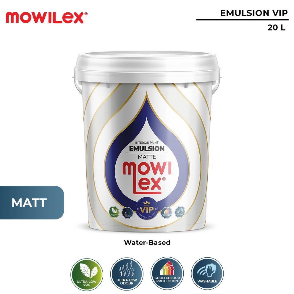 RADEN Mowilex Emulsion VIP Neutral Color Cat Tembok 20 Liter