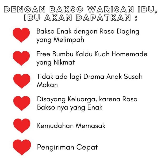 

Grosir Bakso Warisan Ibu Bakso Urat Super Isi 10 Pcs