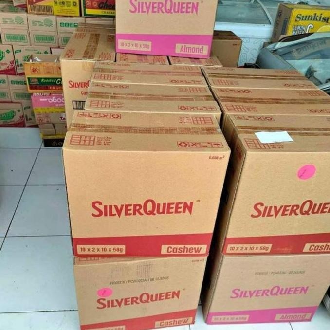 

Murah Silverqueen Gede 58Gr Isi 20Pcs / 120Pcs