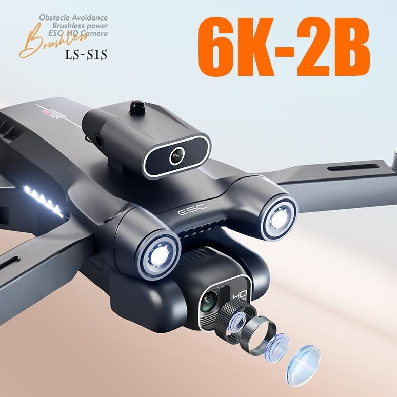 Drone S1S drone besar - dengan kamera ganda - pesawat kendali jarak jauh - kamera udara - drone 6K H