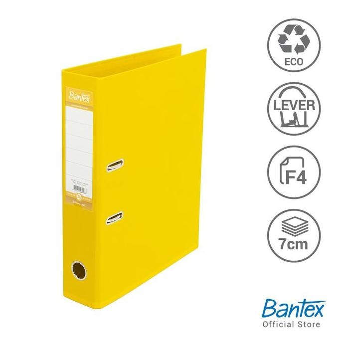 

Termurah Bantex Lever Arch File Ordner Plastic Folio 7cm Lemon #1465 26
