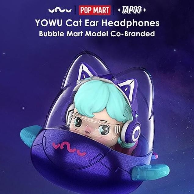 ORIGINAL Headphone Yowu x Bubble Mart Pop Mart Special Edition original earphone kucing audio earpho