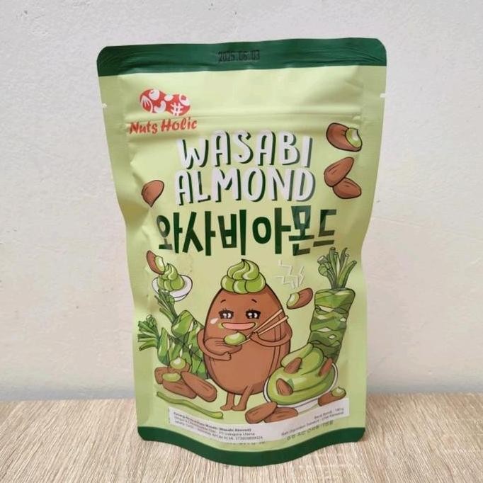 

Sale Nuts Holic Wasabi Almond 180Gr - Kacang Nutsholic Korea Viral Halal