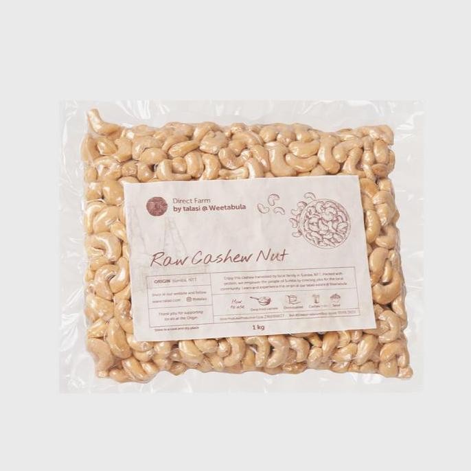 

Promo Raw Cashew Nuts Origin Sumba 1000G