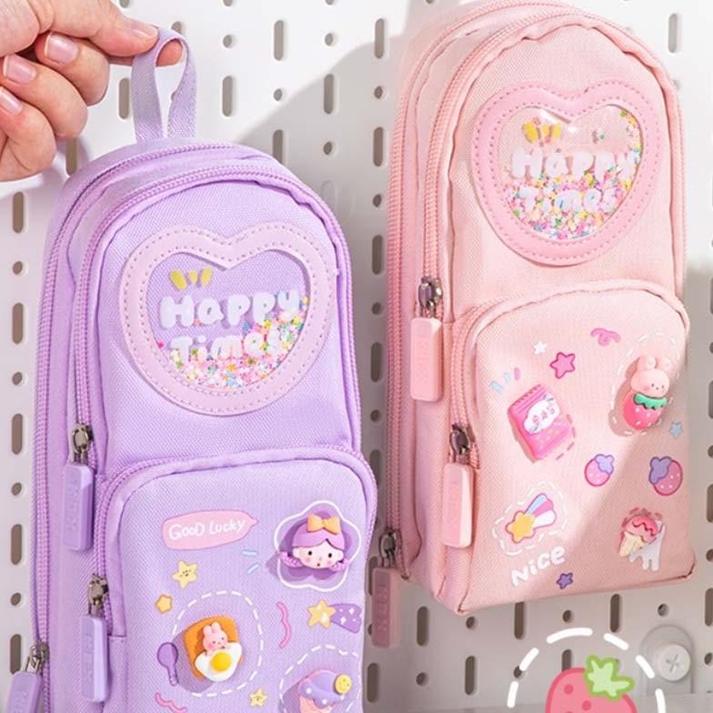

Of14 3D Model Tas Lucu Korea Kapasitas Besar Anak Tempat Pensil Kotak Pensil Anak Sekolah Pencil Case Hiasan Glitter Karakter Tas Lucu Perempuan Of14