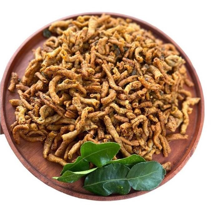 

Grosir Kripik Usus Crispy Aneka Rasa 1 Kg Food Cemilan
