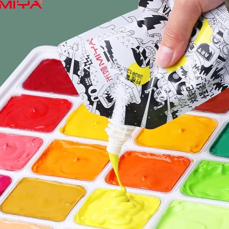 

1 Pack Himi Gouache 100Ml Unique Jelly Vibrant Colors Non Toxic Paint Canvas Paper Art Supplies For Professionals Students Kids