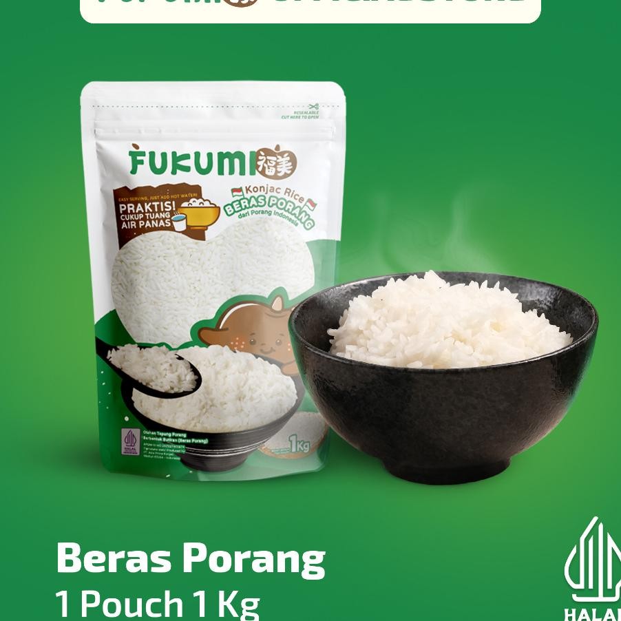 

Fuu Bera Porang Pouch 1 G Hiratai Onjac Rice