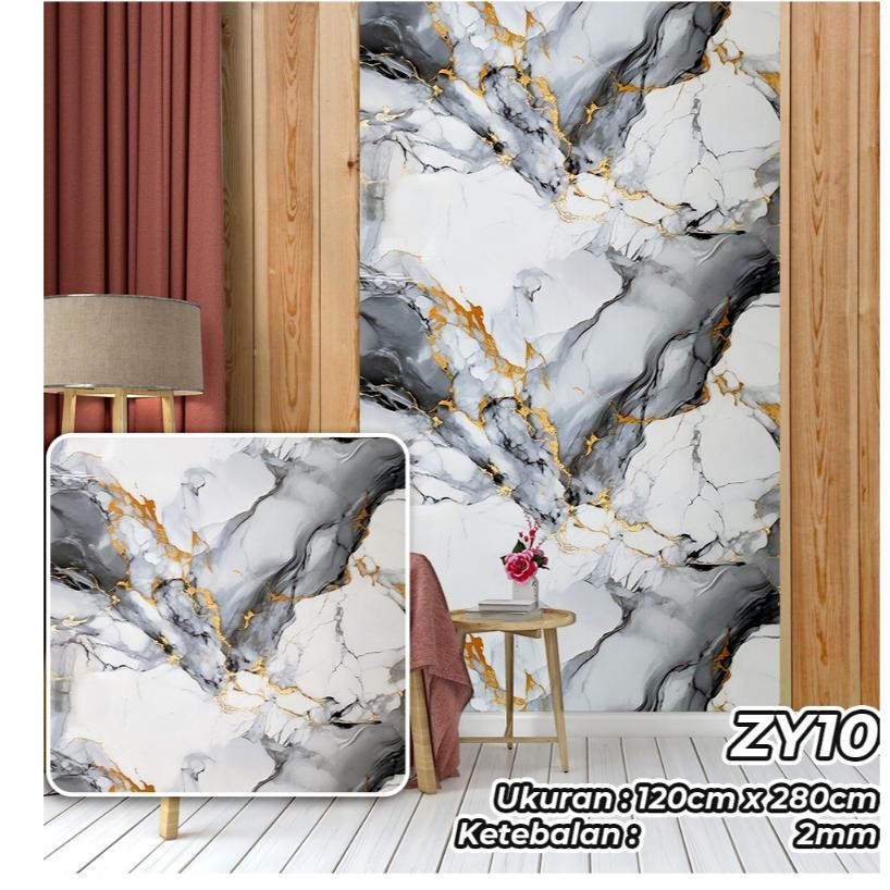 wallpaper foam 3d wallpaper dinding marmer mewah elegant Wpc Stiker Dinding wallpaper pvc