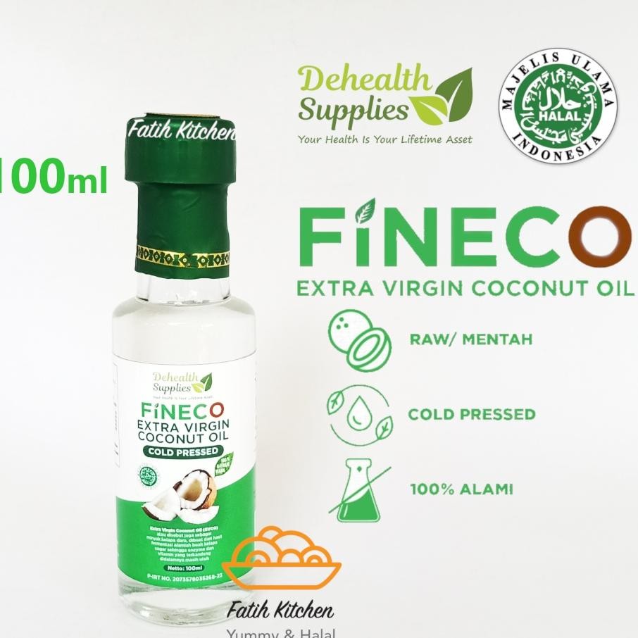 

Fineco Evco Etra Virgin Coconut Oil 100 Ml Botol Aca Halal Dari Dehealth Upplie