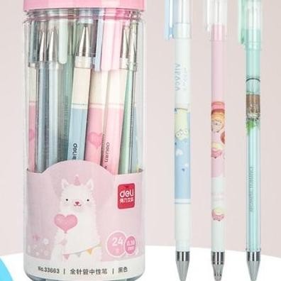 

Termurah Deli Pulpen Gel / Gel Pen Isi 24 0.38mm Lucu 33663