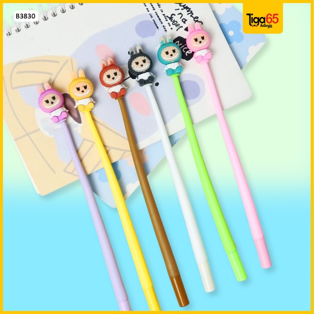 

[GROSIR] PULPEN KARAKTER 3D PULPEN GEL LABUBU (PCS) / GEL PEN B3830