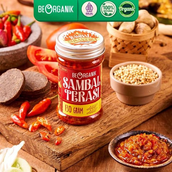 

PROMO SAMBAL TERASI - SAMBAL BEORGANIK ASLI ORGANIK 130GR