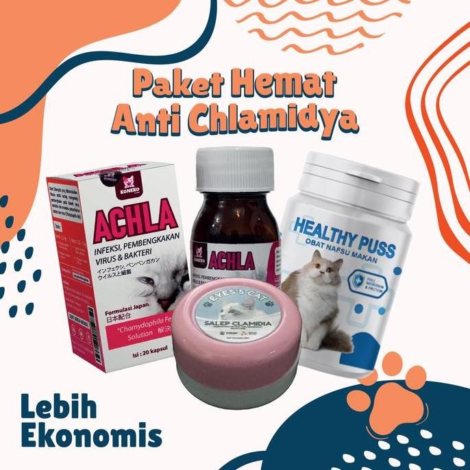 COMBO ANTI CHLAMIDIA KUCING PLUS VITAMIN IN