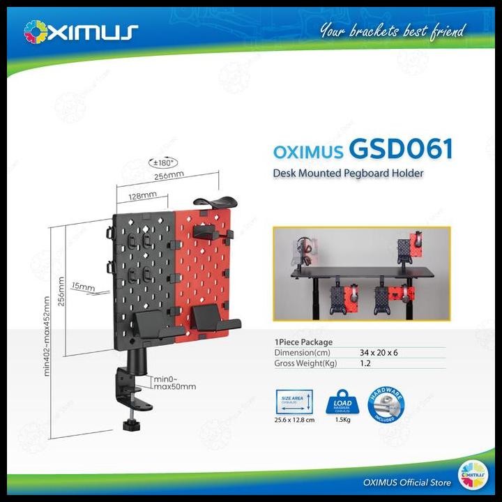 

Rak Papan Jepit Pegboard Holder Hanger Deskmount Gaming Oximus Gsd061 Termurah
