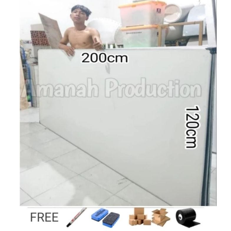 

READY PAPAN TULIS WHITEBOARD BESAR UK 120CM X 200CM SINGLE F