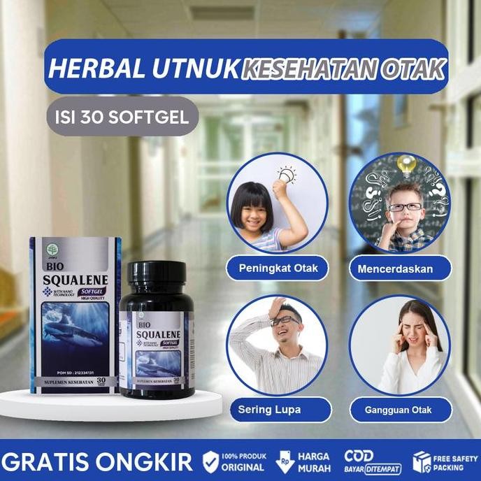

Terlaris Bio Squalene - Daya Ingat Kuat Suplemen Penambah Daya Ingat Peningkat Fungsi Otak Vitamin Otak Cerdas Ekstrak Minyak Hati Ikan Hiu
