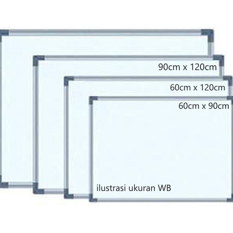 

READY PAPAN TULIS WHITEBOARD SAKURA 60 X 90 - WHITE BOARD MAGNET GANTUNG