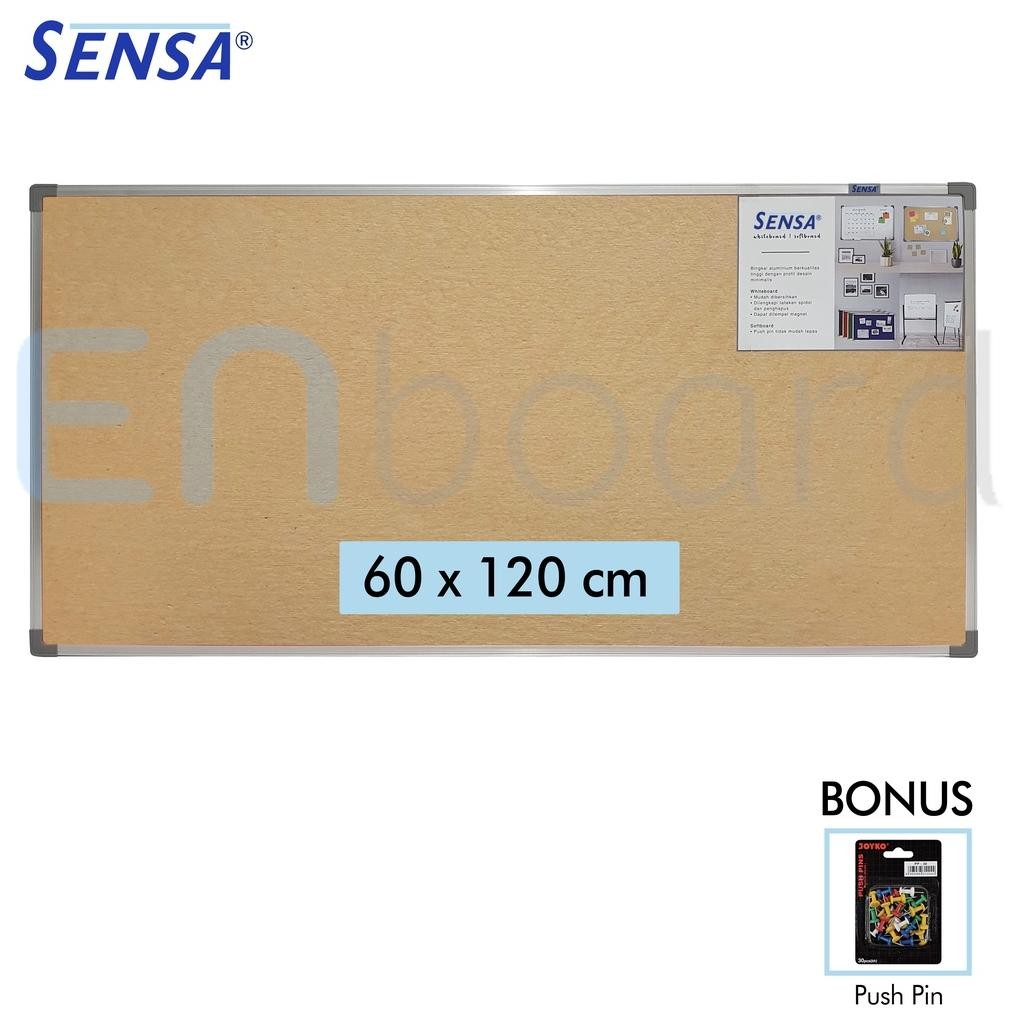 

SPIROS SOFTBOARD / PIN BOARD / CORK BOARD / PAPAN PENGUMUMAN / MADING GANTUNG POLOS SENSA 60 X 120 CM
