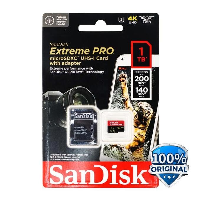 TERBARU - Sandisk Extreme Pro A2 Microsd 1TB 512GB