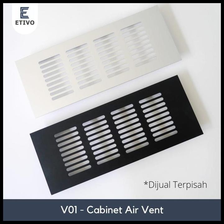 

Etivo V01 Cabinet Air Vent Grill Penutup Lubang Hawa Pintu Lemari Almunium Termurah