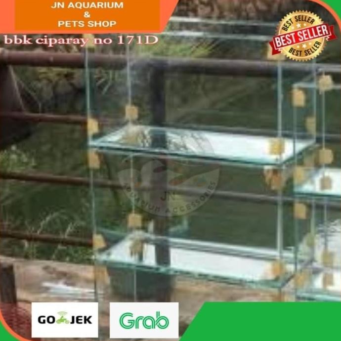 TERMURAH - AQUARIUM POLOS UKURAN 60X30X40 KACA TEMPERED KACA TEMPER