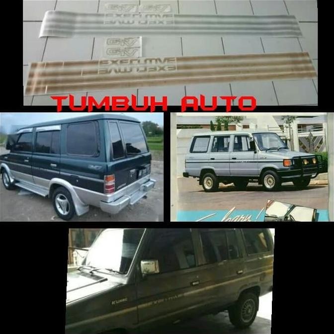 Striping Sticker Stiker List Body Kijang GTV EXCECUTIVE Jantan Rover