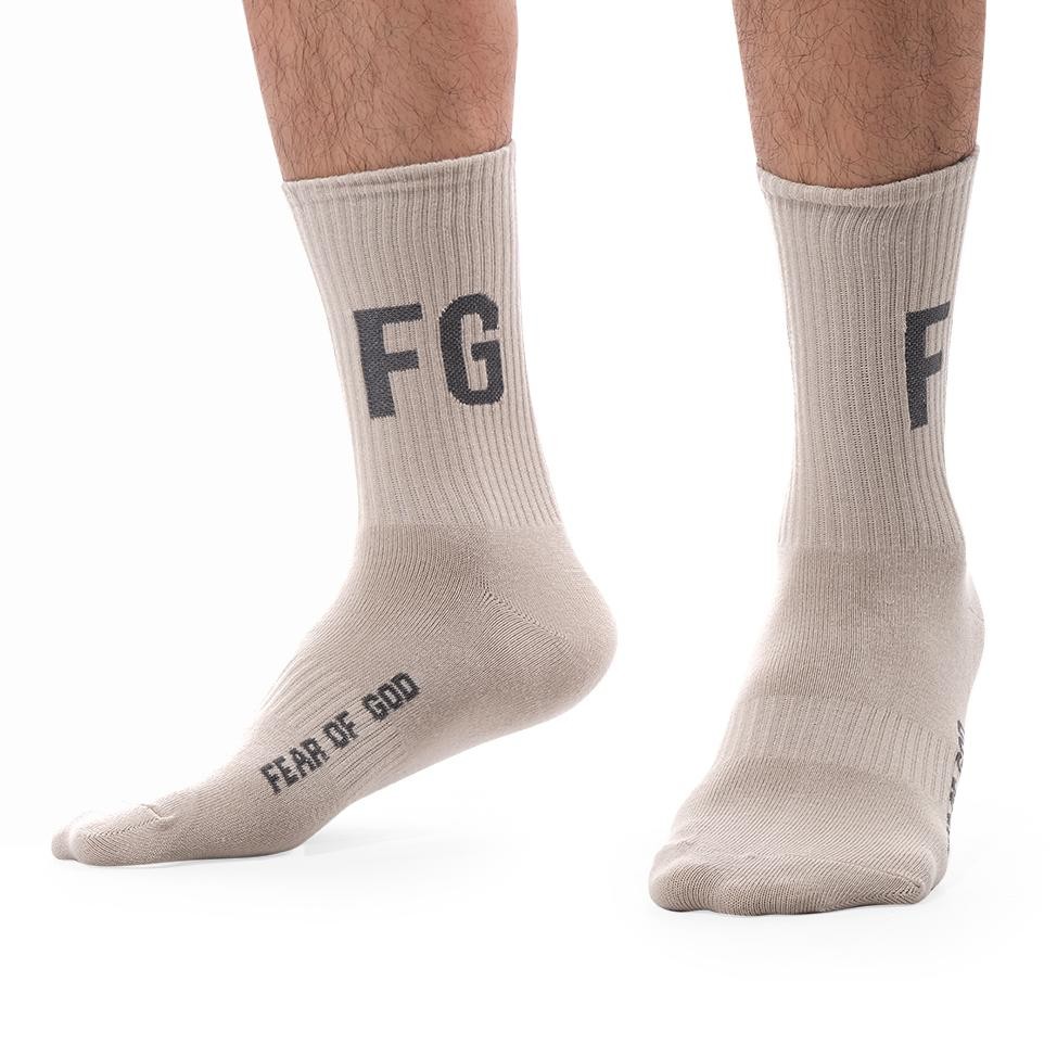 Ready Fog Fg Text Logo Mid Socks