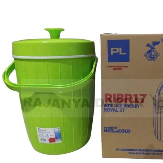 TERMURAH - termos nasi / es - rice bukcet royal global eagle 17 liter - termos es eagle
