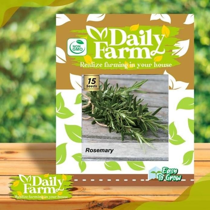 

Terlaris Benih /Bibit Rosemary Pine Scented (Benih Impor Repack)