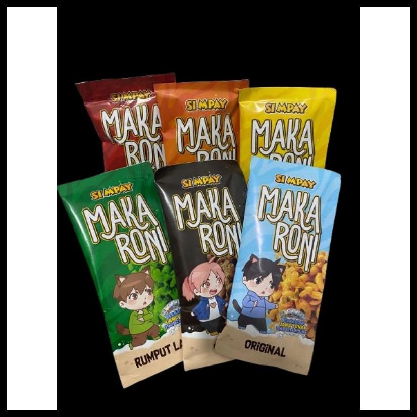 

MAKARONI ISI 50 PCS MIX 6 VARIAN RASA IDE USAHA WARUNG BY SI MPAY SNACK CEMILAN RENYAH LEZAT GURIH MAKANAN ASIN MANIS