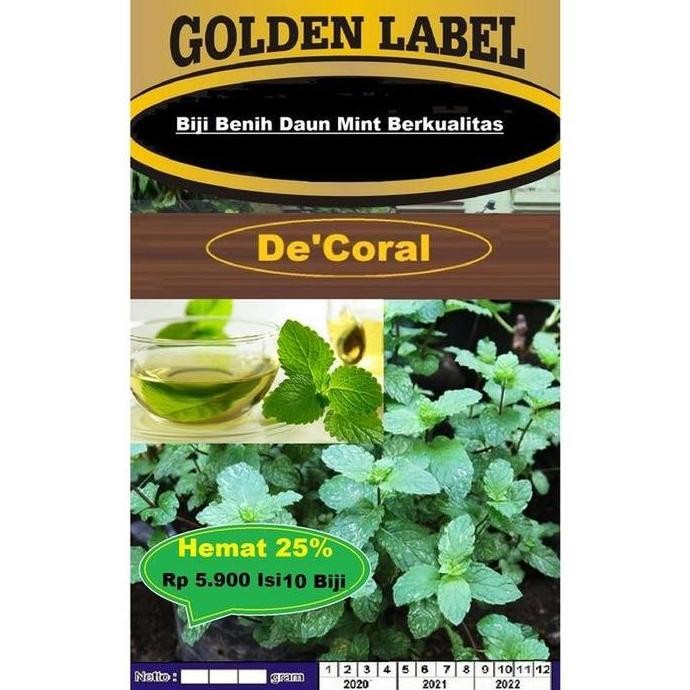 

Terlaris Biji Benih Daun Mint Berkualitas | Bibit Daun Mint