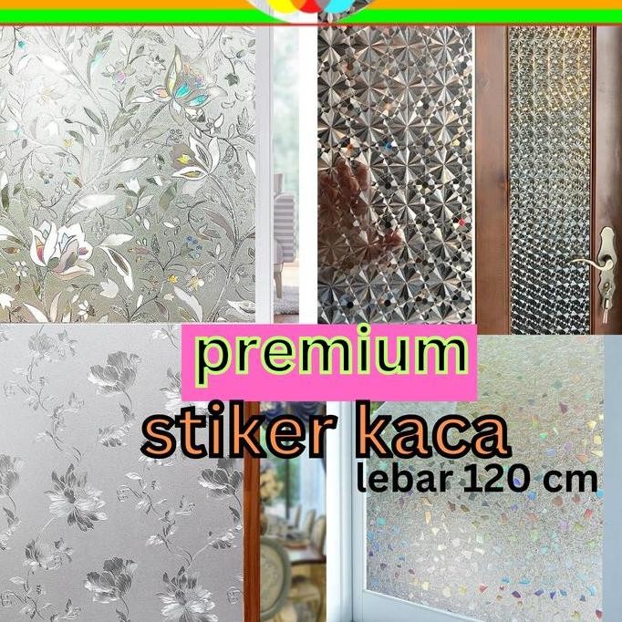 STICKER STIKER KACA HOLOGRAM SUNBLAS SUNBLAST KACA WALL STICKER SETIKER WALLPAPER PINTU JENDELA KACA