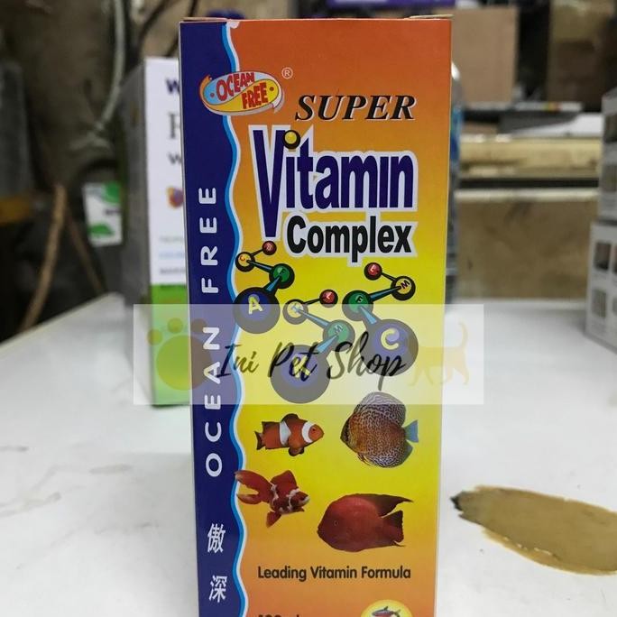 

Terlaris Ocean Free Vitamin Complex 120Ml Vitamin Ikan