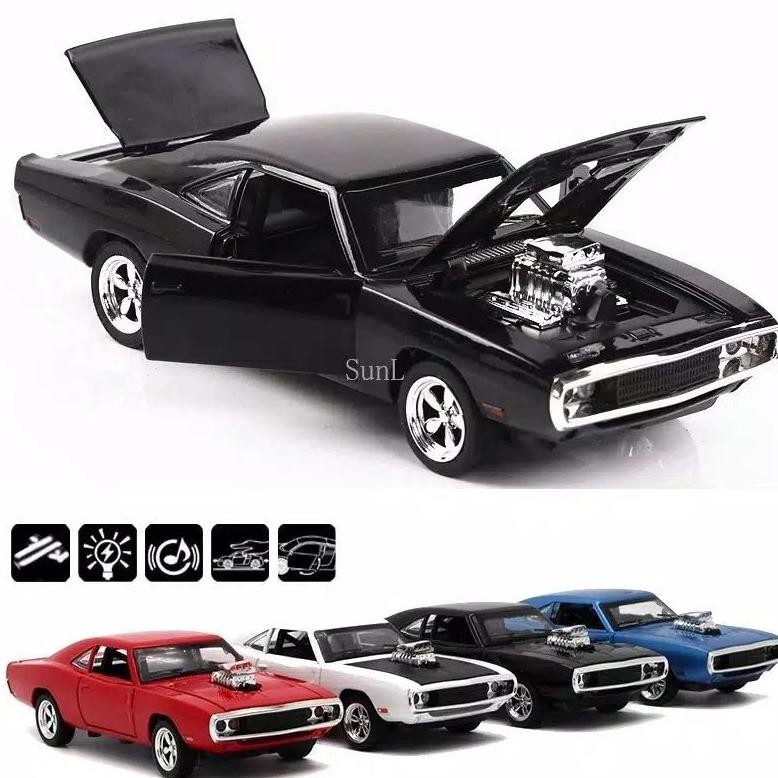 Miniatur Mobil Mobilan Diecast Dodge Charger M R/T 70 Fast Furious Dom Diecast Murah