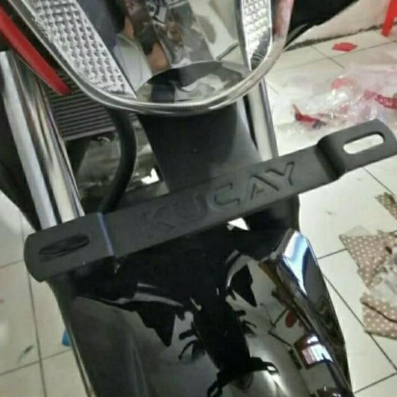 NEW Dudukan Plat Nomor - Breket Plat Nomor Vixion-KUCAY