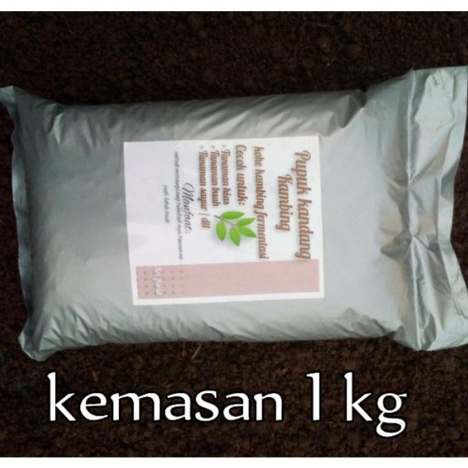 

Terlaris Pupuk Kandang Kambing Organik 1Kg ( Kohe Kambing ) Butiran Halus Sudah