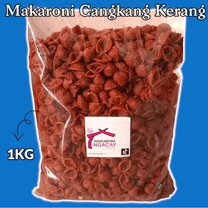 HIW Makaroni Cangkang Kerang 1kg Snack Gandum Food Pedas Makanan Kering