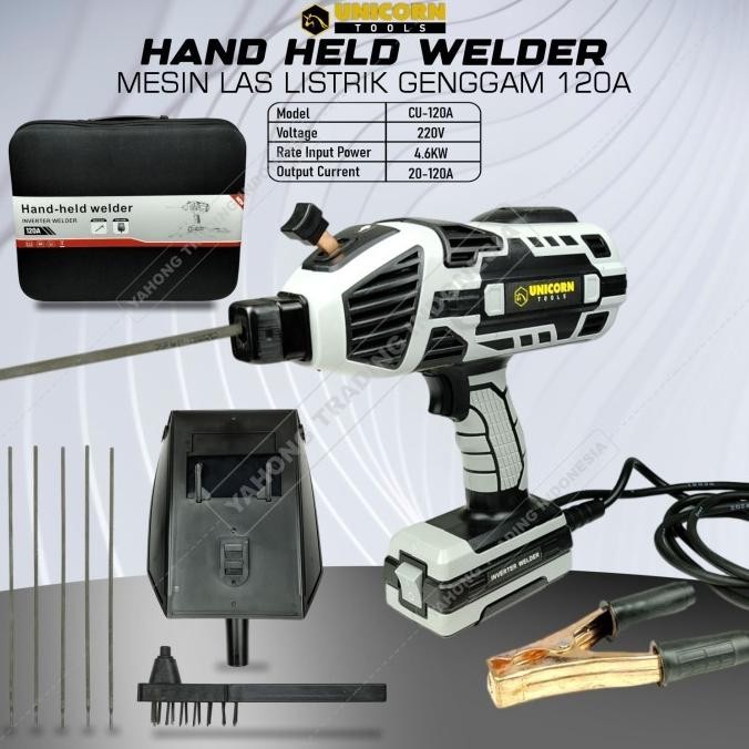 Mesin Las Listrik Hand Held Welder Inverter Las Genggam