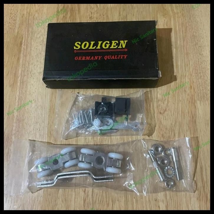 RODA REL PINTU DORONG GESER SOLIGEN 1SET  RODA REL PINTU GESER SLIDING